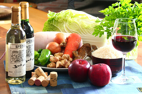 安曇野で採れた新鮮な野菜