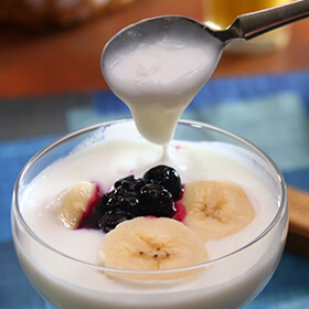 自家製カスピ海ヨーグルト